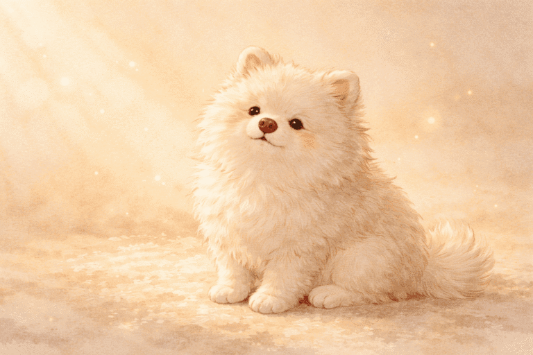 福ちゃん｜リボン王国の赤鼻ポメラニアンキャラクター紹介