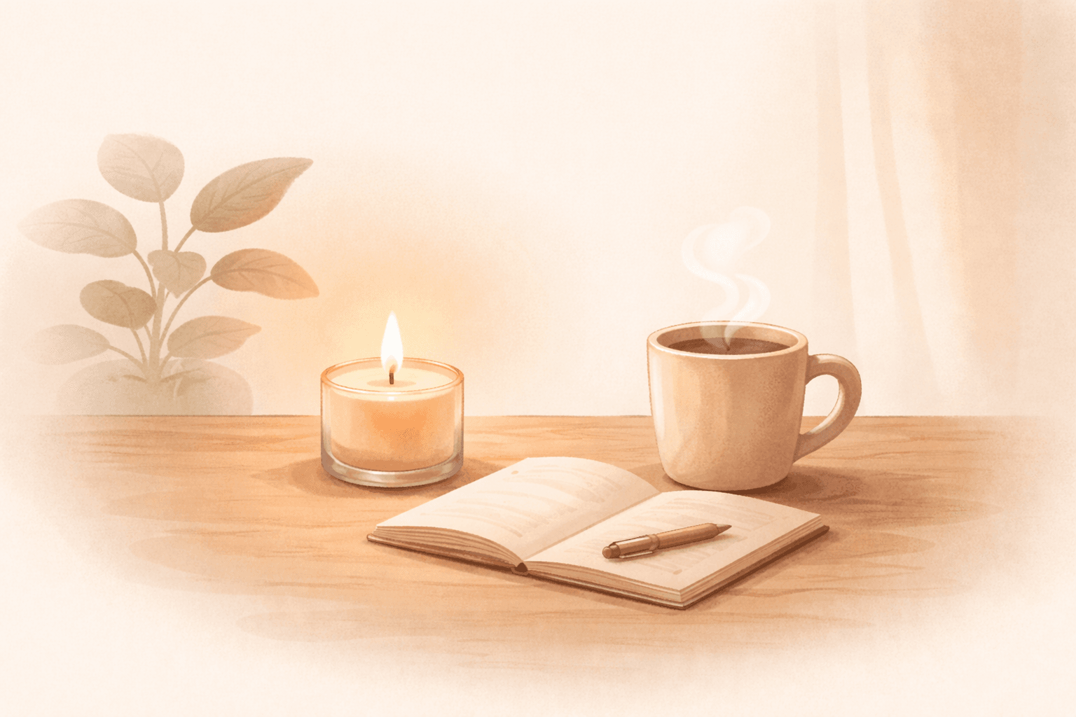 やわらかな光が広がる、安心感のあるイメージ